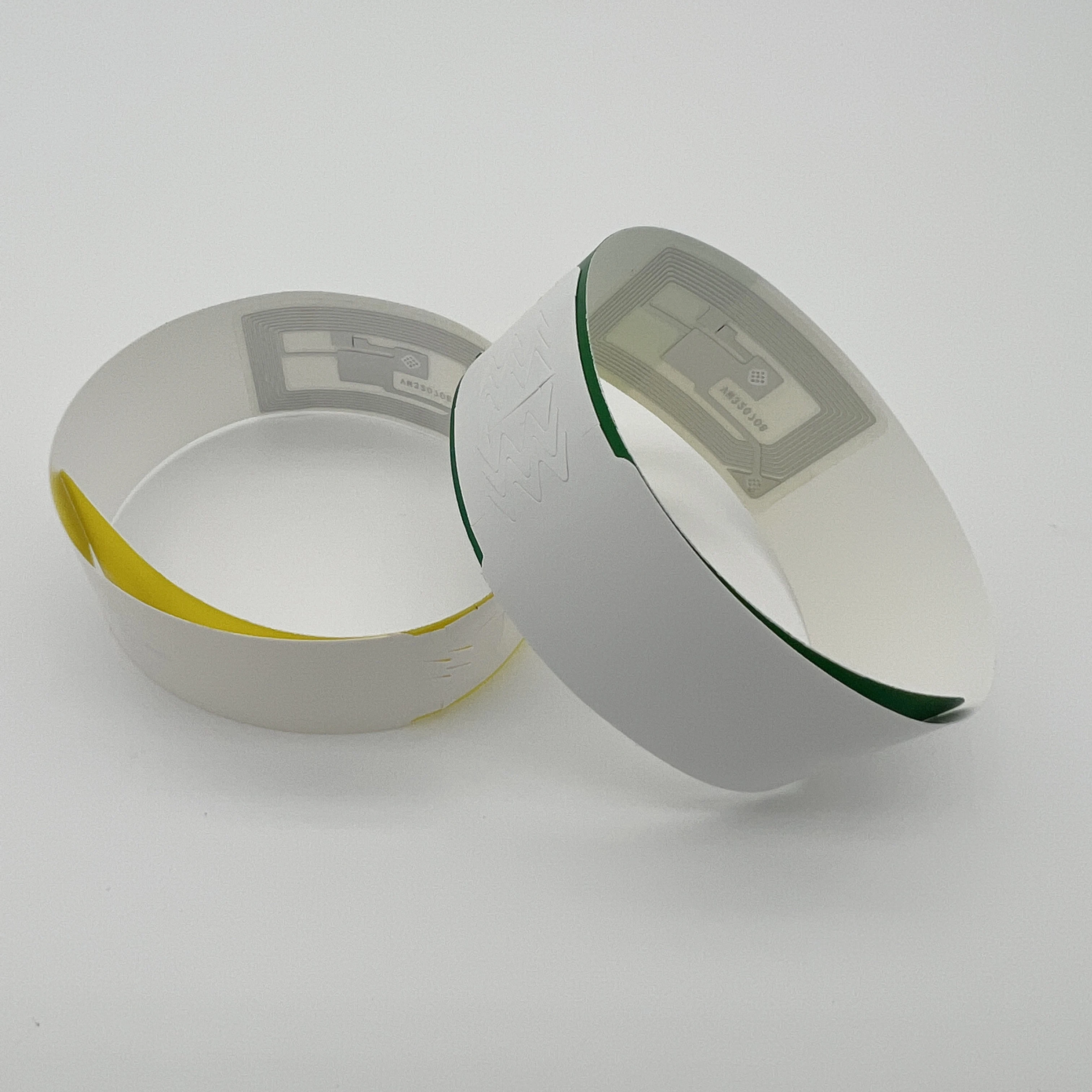 thermal pp  paper RFID wristband disposable  waterproof customized manufacturer