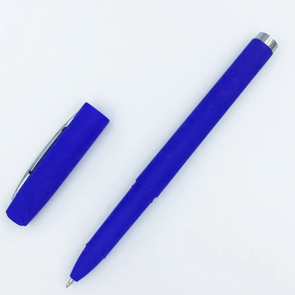 
Free Sample High quality Muit- colour pen promotional hand writing gel pen plastic rubber gel ink pen 