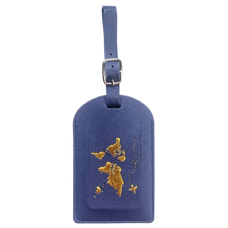 New Wholesale Airplane PU leather Luggage Tag Smart Airtag Wallet Card Holder