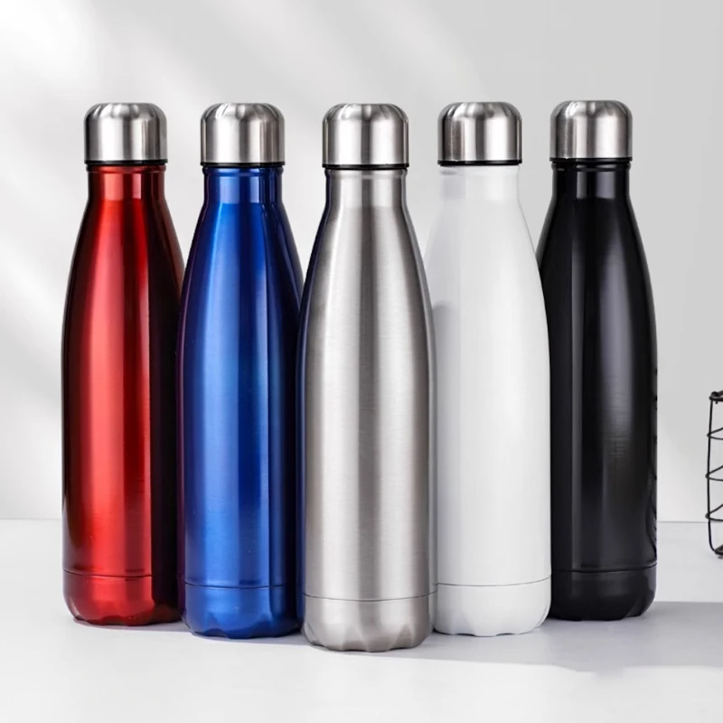 Custom Double Walled Coke Bottle Thermos Cup Sports Kettle Bowling Cup for Practical Usage and Thank You Gifts
