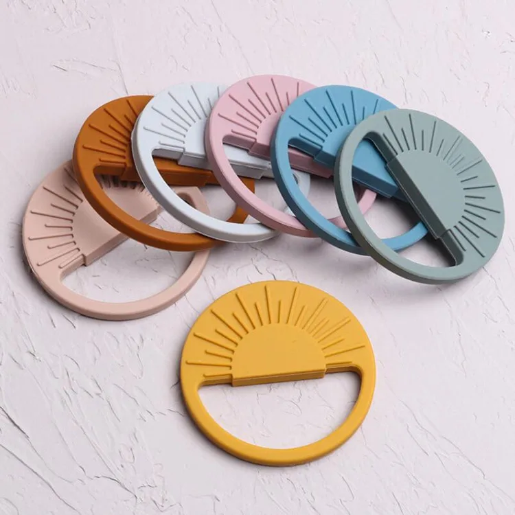 2021 новый дизайн, в форме солнца, не содержит Бисфенол А, силиконовые игрушки для прорезывания зубов, Детские Прорезыватели для зубов, оптовая продажа