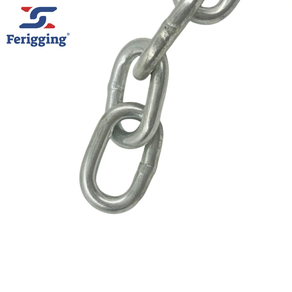 ASTM80 Standard G70 G43 G30 Heavy Duty Iron Link Chain Towing Chain Tie Down Chains With Hooks