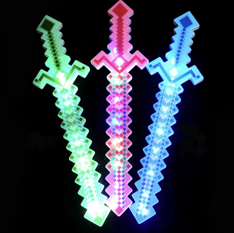 New Style Crystal Swords Toy for Kids Lighting Music Function