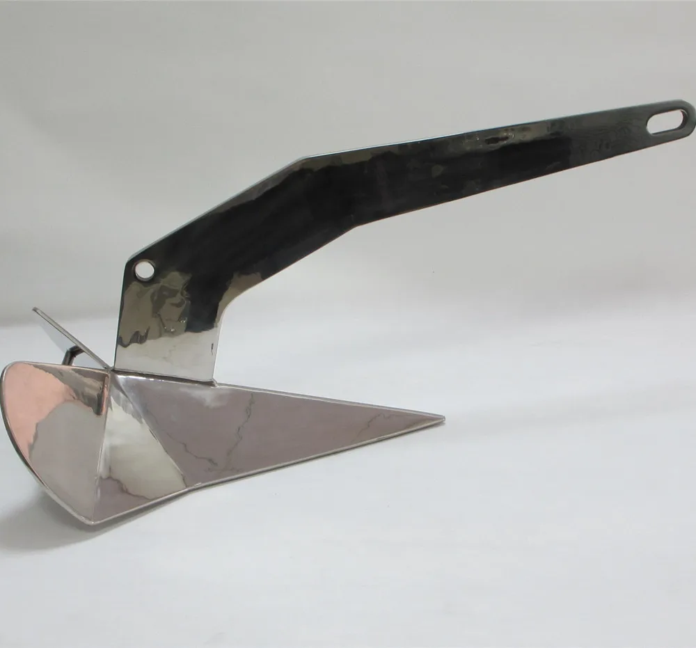  35kg 316 Stainless Steel Marine Delta Anchors for Yacht Boat