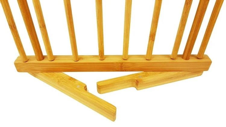 High Quality Eco-friendly Bamboo Pasta Collapsible Drying Rack
