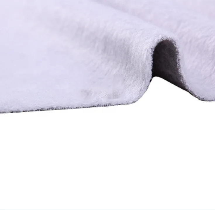 300GSM warp-knitted velvet reactive print cotton polyester fabric for Leggings Thermal Underwear