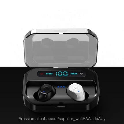 2019 Модернизированный IPX7 водонепроницаемый спортивный мини handfree истинные беспроводные наушники bluetooth с 3500