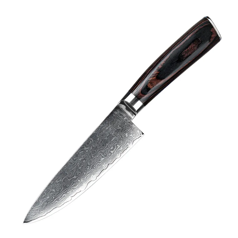 Chef knife 67 layers damascus knife with pakka wood accept customized
