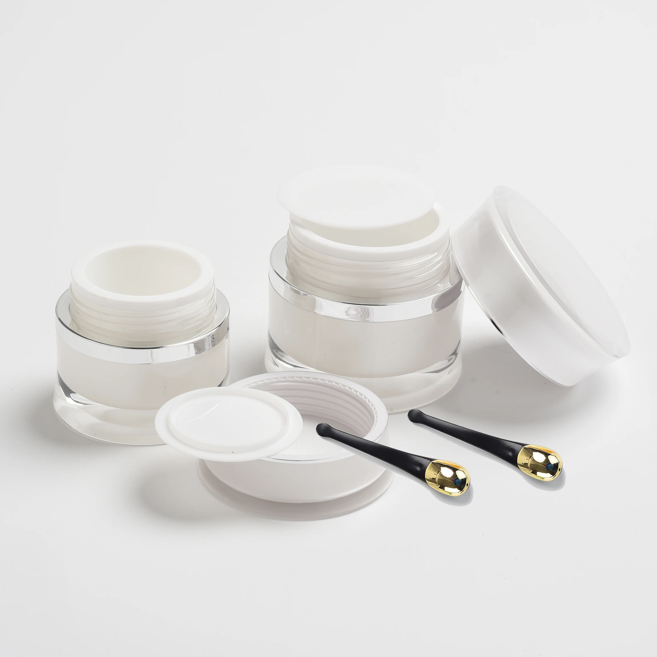 mini 9cm wax removal cream spatulas cosmetic beauty pink/white sticks