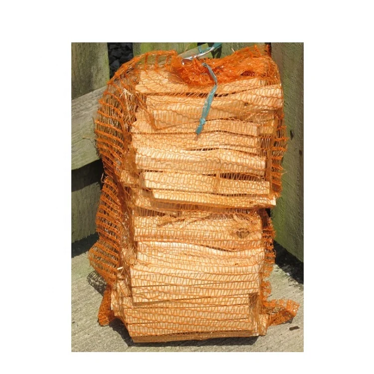 Reusable Poly Mesh Drawstring Firewood Sacks Bag For Canada