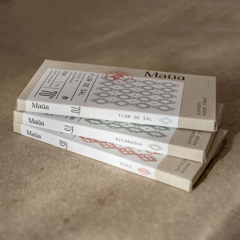 Luxury Mushroom Chocolate Bar Box Custom Logo Printed Blank Kraft Paper Chocolate Boxes