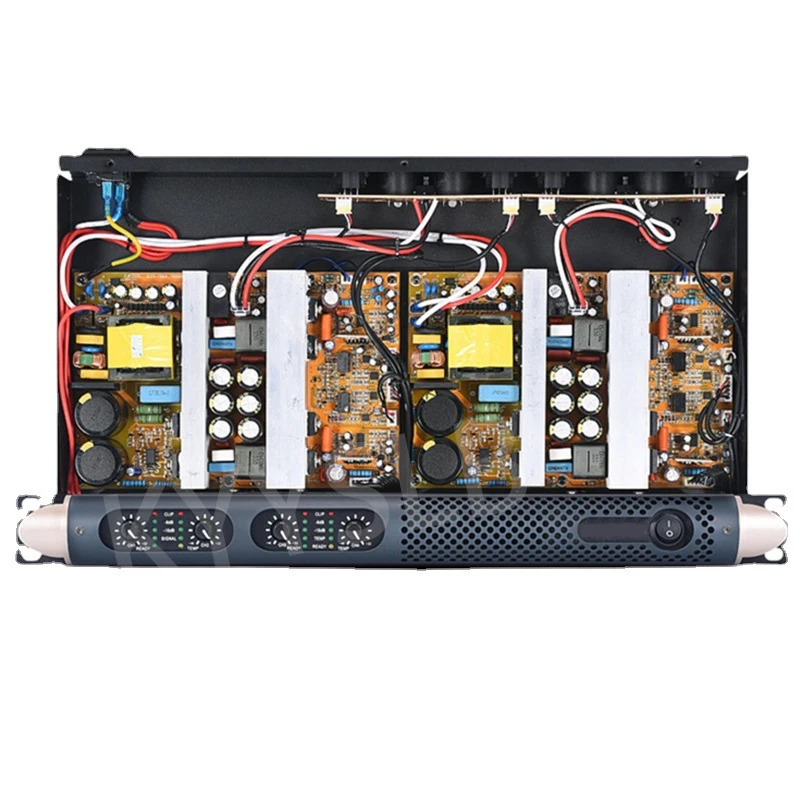 Профессиональный цифровой усилитель KYYSLB 4*1200 Вт, высокомощный звуковое оборудование/усилители/динамики