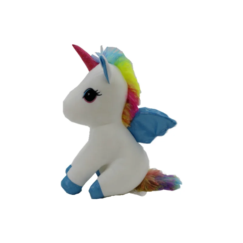 
2021 New Design High Quality Stuffed Animal Pegasus Cute Horse Unicorn Animal Plush Unicorn Toys 