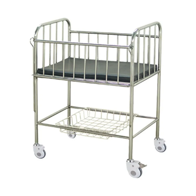 BR-BB03 Cheap Durable Hospital Flat Kids Cot Children Beds Girl For Sale