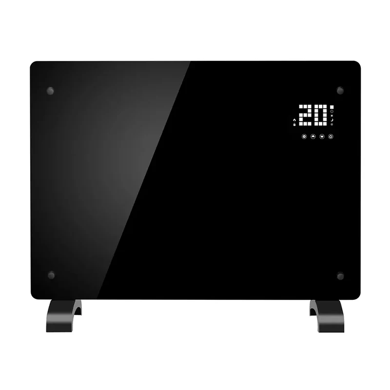 HD1203 с Wi-Fi 2000 Вт Электрический конвекционный обогреватель стеклянная панель обогреватель инфракрасная обогревающая панель настенный конвекторный обогреватель