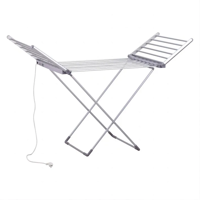 Hot Selling Electric Clothes Drying Rack Folding Heated Standing Air Portable Clothes Dryer Heated Foldable Clothes Airer Dryer