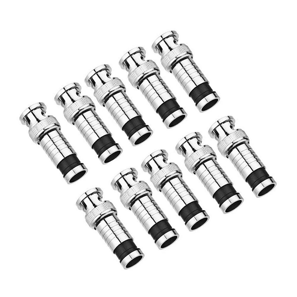 BNC security system BNC Connector Compression Connector Jack for Coaxial RG59 RG58 RG60 Cable CCTV Camera Accessories