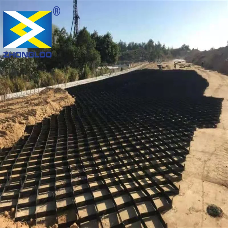 Пластиковая гравийная сетка geocell hdpe geo grid