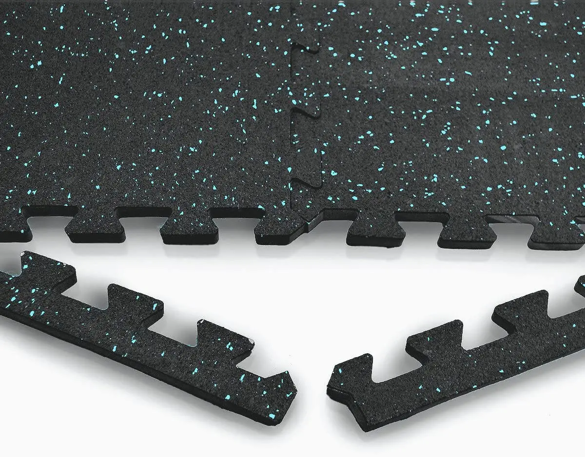 Protective Strength Training Rubber Flooring Mats for Home Gym