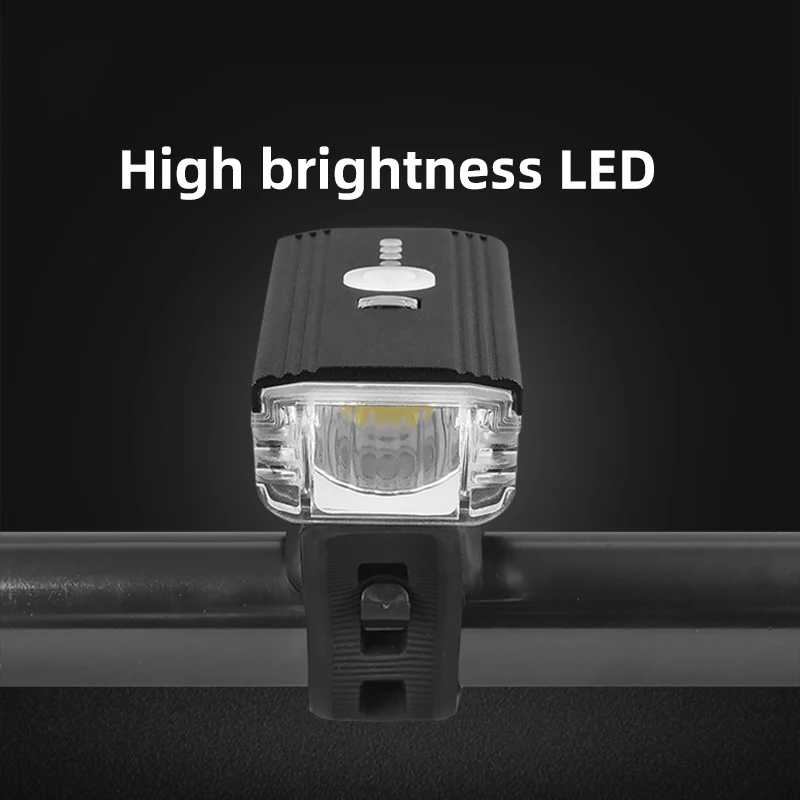 Bicycle Aluminum Alloy Headlight USB Rechargeable Warning Road MTB Bike Front Waterproof Bicycle Light