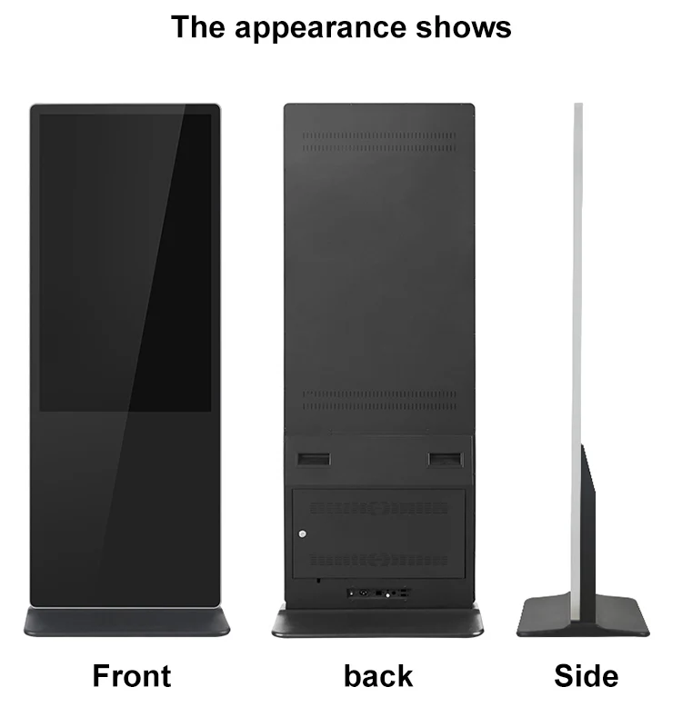 43 Inch Self Service Ticket Vending Kiosk Terminal with Carrier Forwarder Shipper Barcode QR Scanner