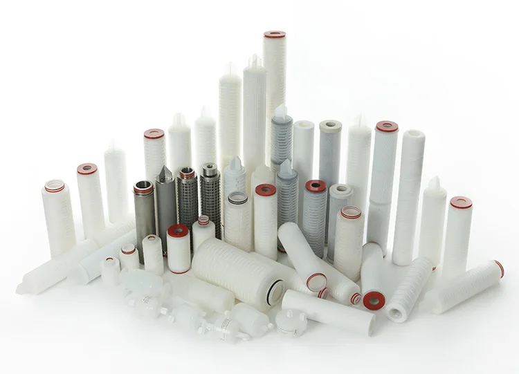 Liquid Filtration Element 0.1- 0.45 Micron PES Membrane Filter Cartridge with reinforced PP inner core