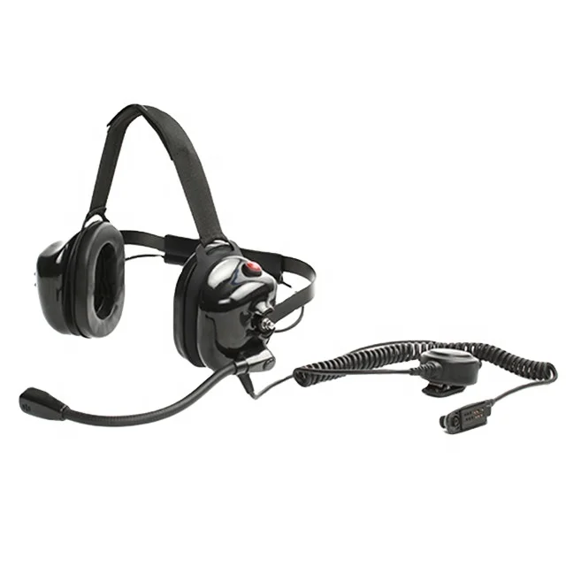 Power Time Heavy Duty Headset Noise Canceling Headphone With Various PTT For Two Way Radios