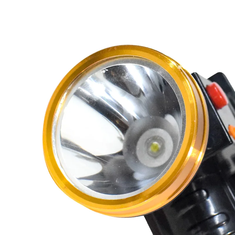 Miner Torch Hard Hat Light Head-mounted Helmet Rechargeable Led Mining Lamp