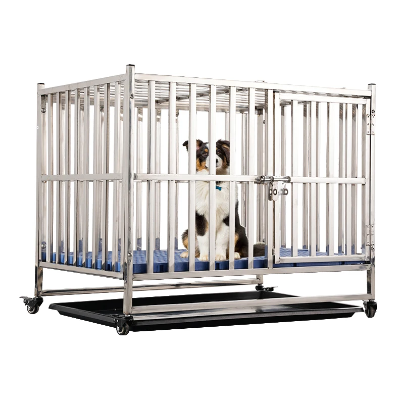 Professional Manufacturer Large Assembled Dog Cages High Bearing Corrosion Resistant Stainless Steel Dog Cage