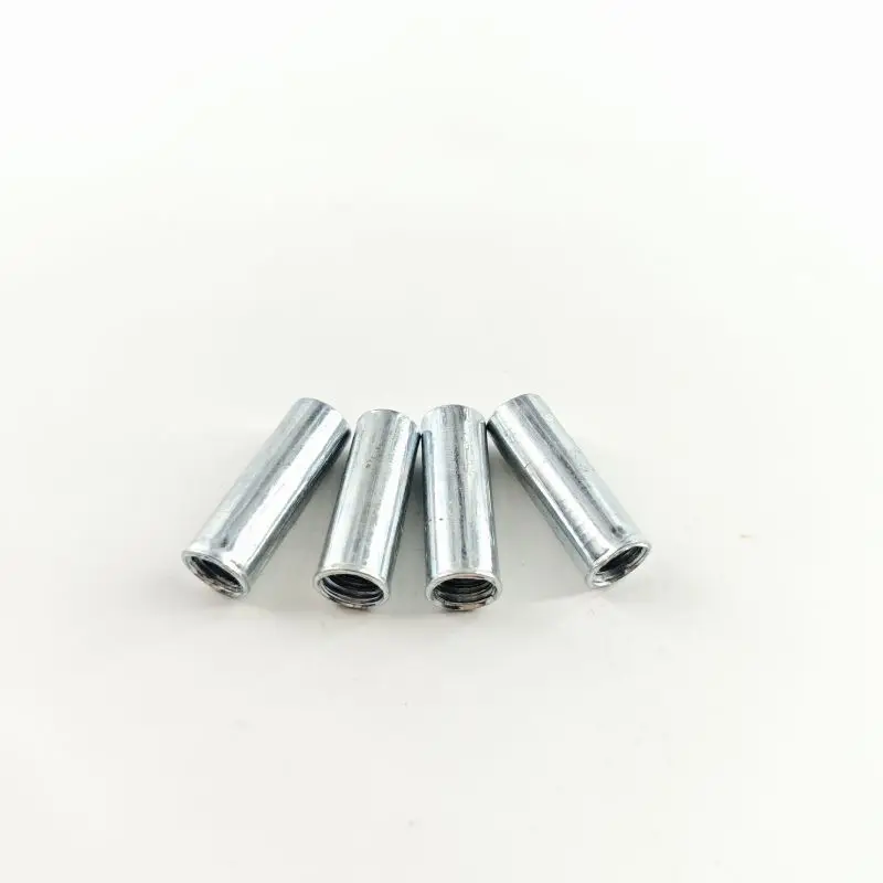 Long Round Coupling Nut 304 stainless steel hex coupling nut internal thread Extension nut