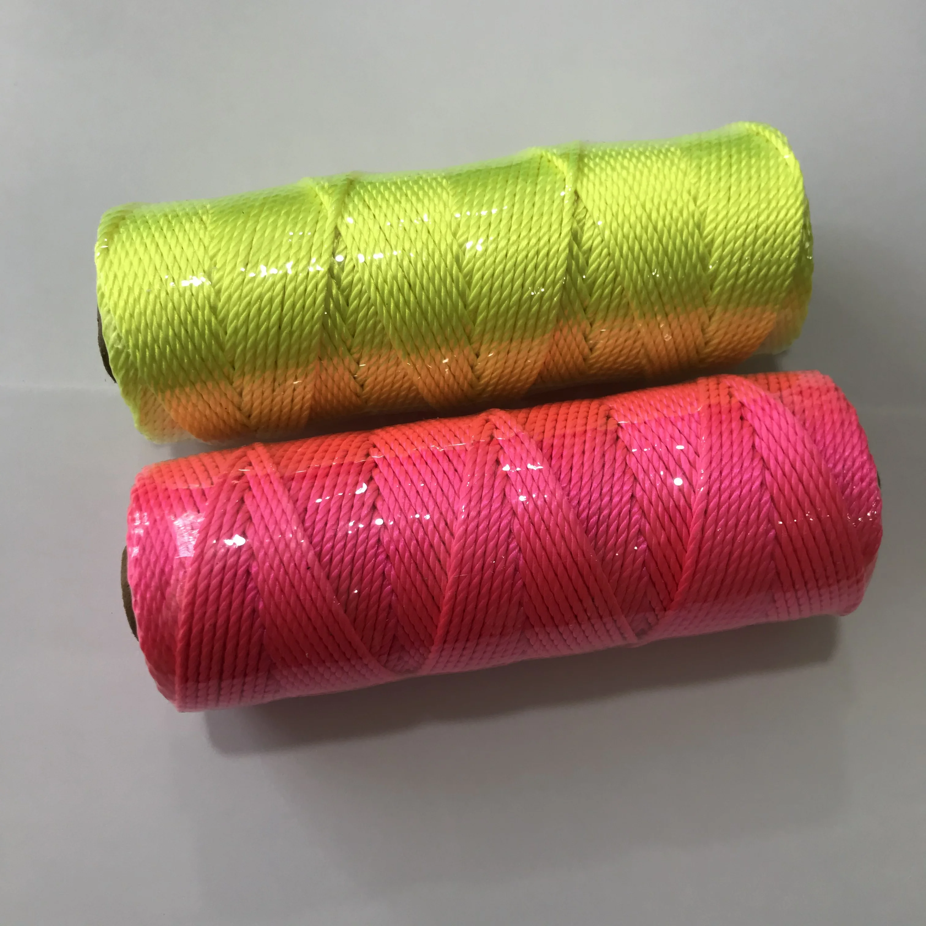 18 # Строительная леска Mason twine кирпичная нейлоновая оплетка неоновый шнур с флуоресцентным