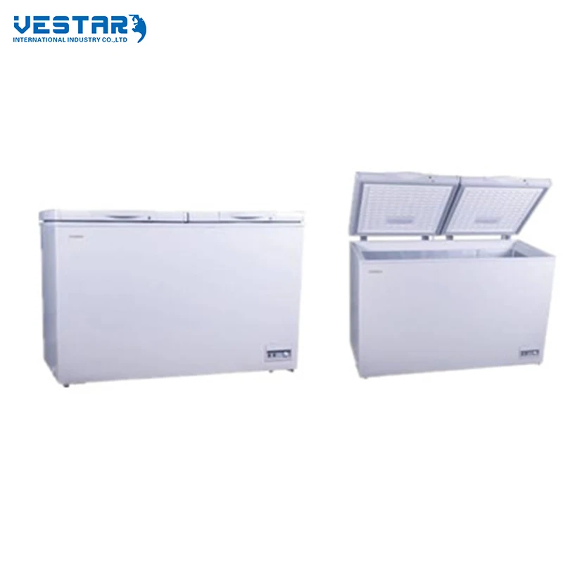Wholesale 1000L Big Capacity Four Door Stainless Steel Chest Deep Freezers Upright Freezer Chest