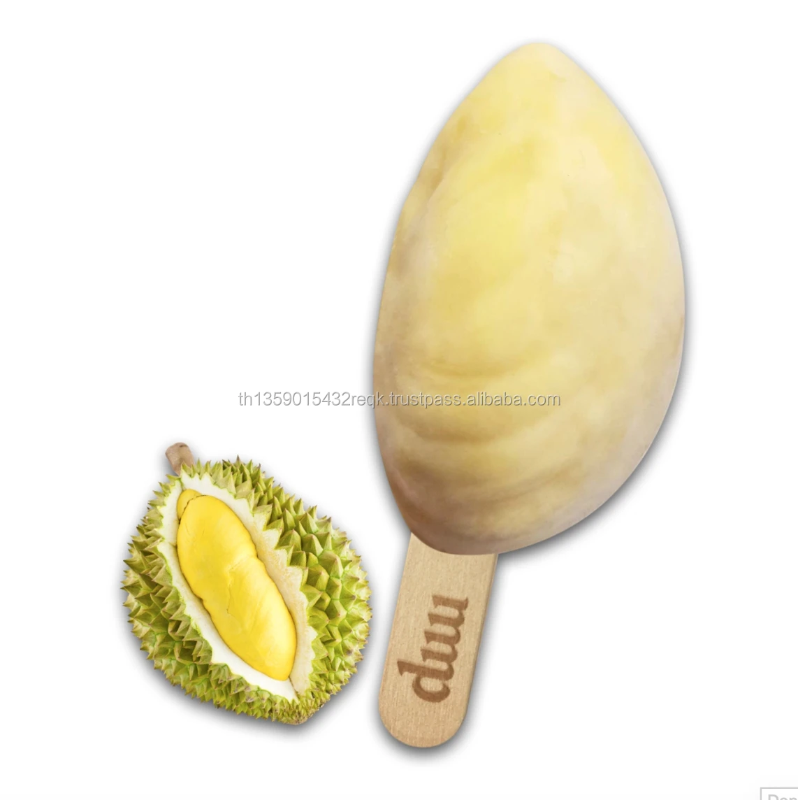 Delicious Premium Original Frozen Durian Fruit Stick Flavour Durian Original 100% OEM Manufacturer From Thailand
