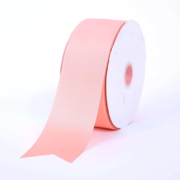 Factory customization Print 3inch bows custom logo personalized logo ribbon wrapping christmas ribbon custom ribbon with logo