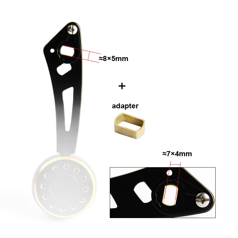 DIY modification of water droplet wheel, metal grip ball rocker arm modification, single rocker arm handle rocker arm 8 * 5mm
