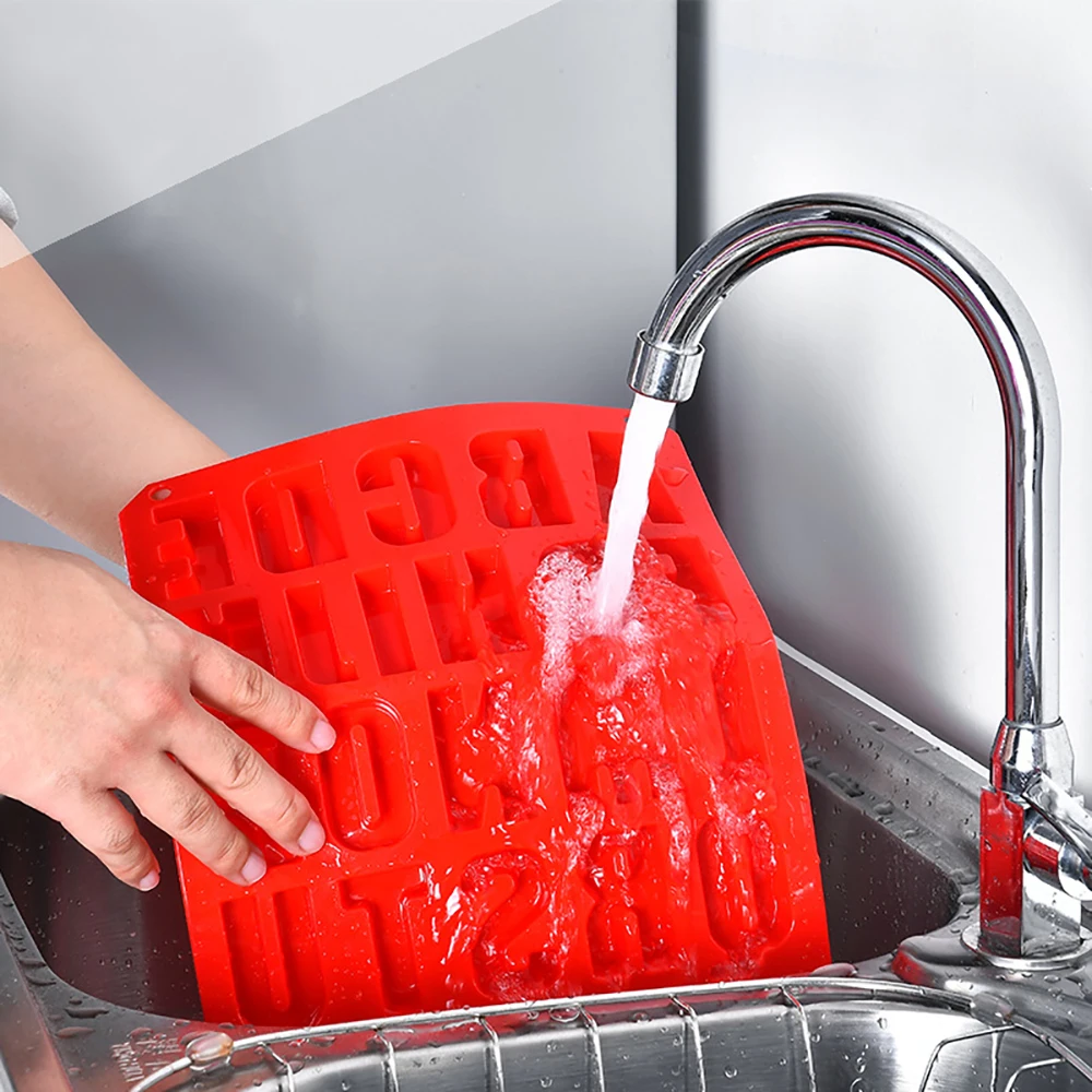 Baking Special Silicone Cake Mold Multiple Purpose DIY Letter Mold for Crayons Candy Cookies Baking