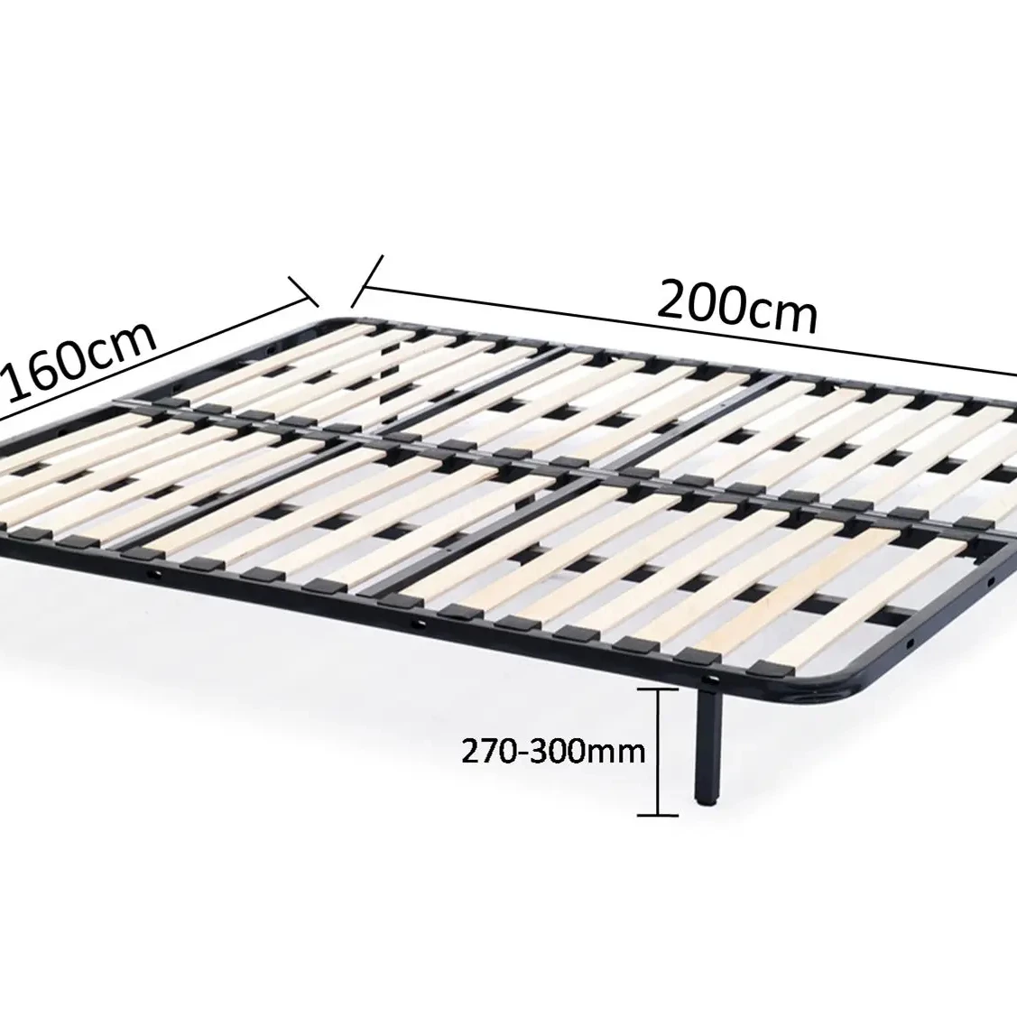 Best Selling Steel Iron Metal Bunk Bed Frame Queen Size Bed Frame with Storage Drawers