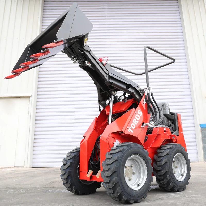 Free Shipping China Factory Epa Engine Wheel Loader Family Farm Use Mini Loader 4x4 Backhoe Loader for Sale