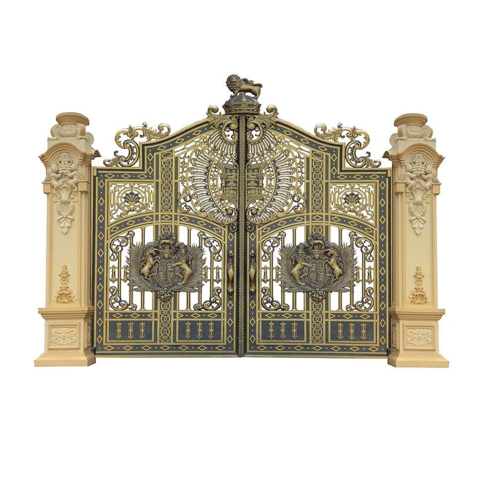 Professional customized free mold high-end solid cast aluminum main gate design