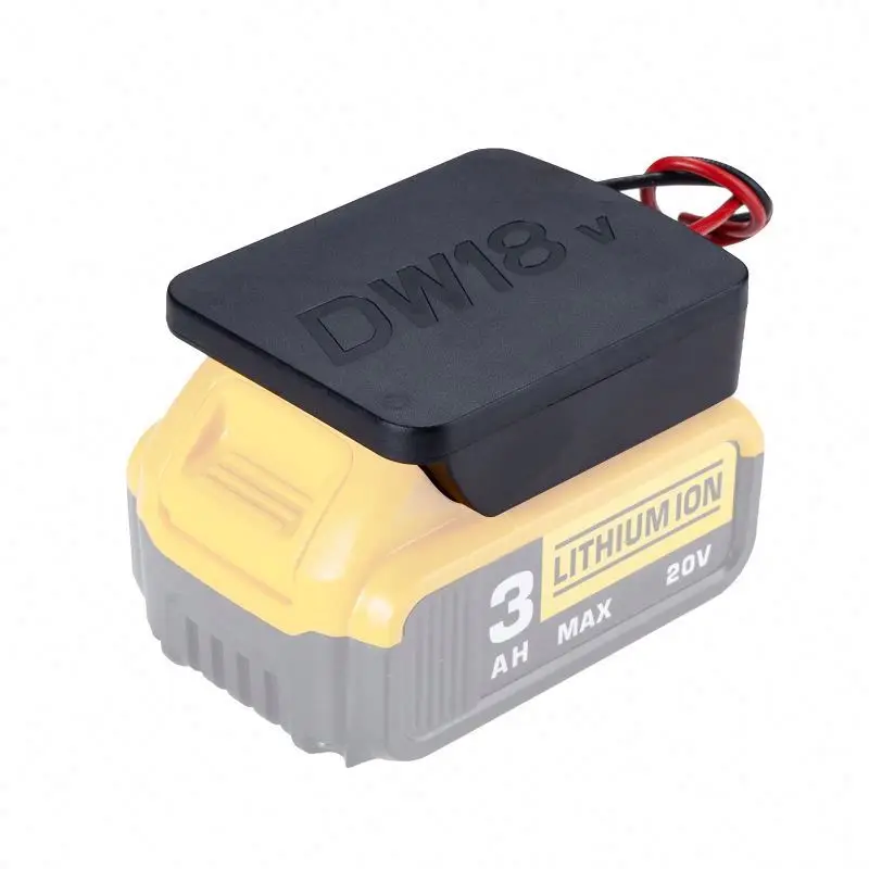 DW18v Battery Adapter for DeWALTs 20v Max 18v Dock Power Wheels Adaptor with Wires connect for dewalt battery with wires adapter