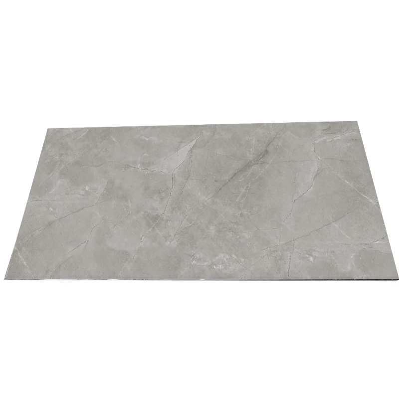 24x48 Inch High Gloss  Porcelain Glazed Floor & Wall tiles Glossy Marble Grey color Ceramic Tile