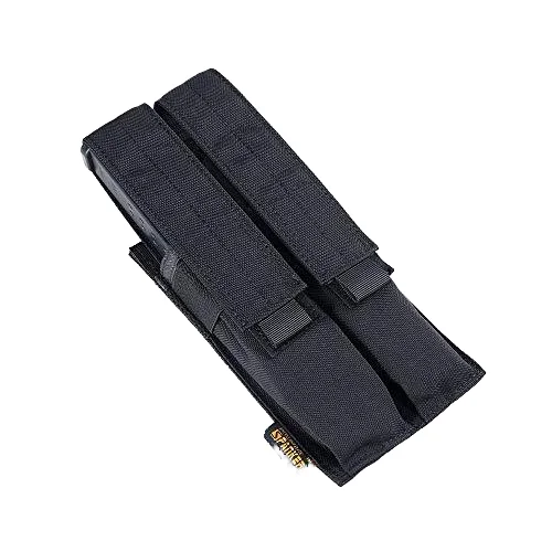 Unisex Tactical P90 Double Magazine Pouch Holder Holster with Open Closure Nylon Gun Mag Bag