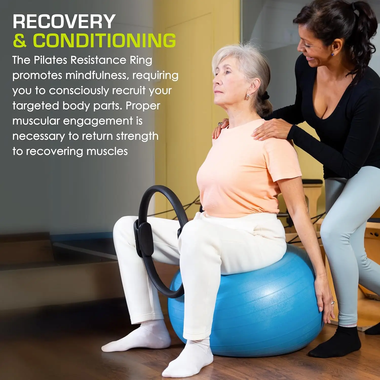 Factory directly wholesale fitness exercise 38cm custom logo magic yoga pilates ring circle