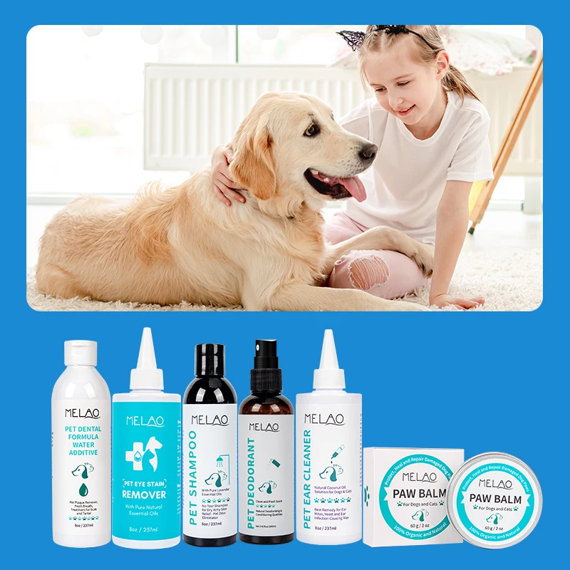 Mascotas Clean Pets Odor Remover Soothing Paw Balm Dogs Shampoo Shower Gel Claw Cream Cat Deodorant Spray Eye Stain Remover