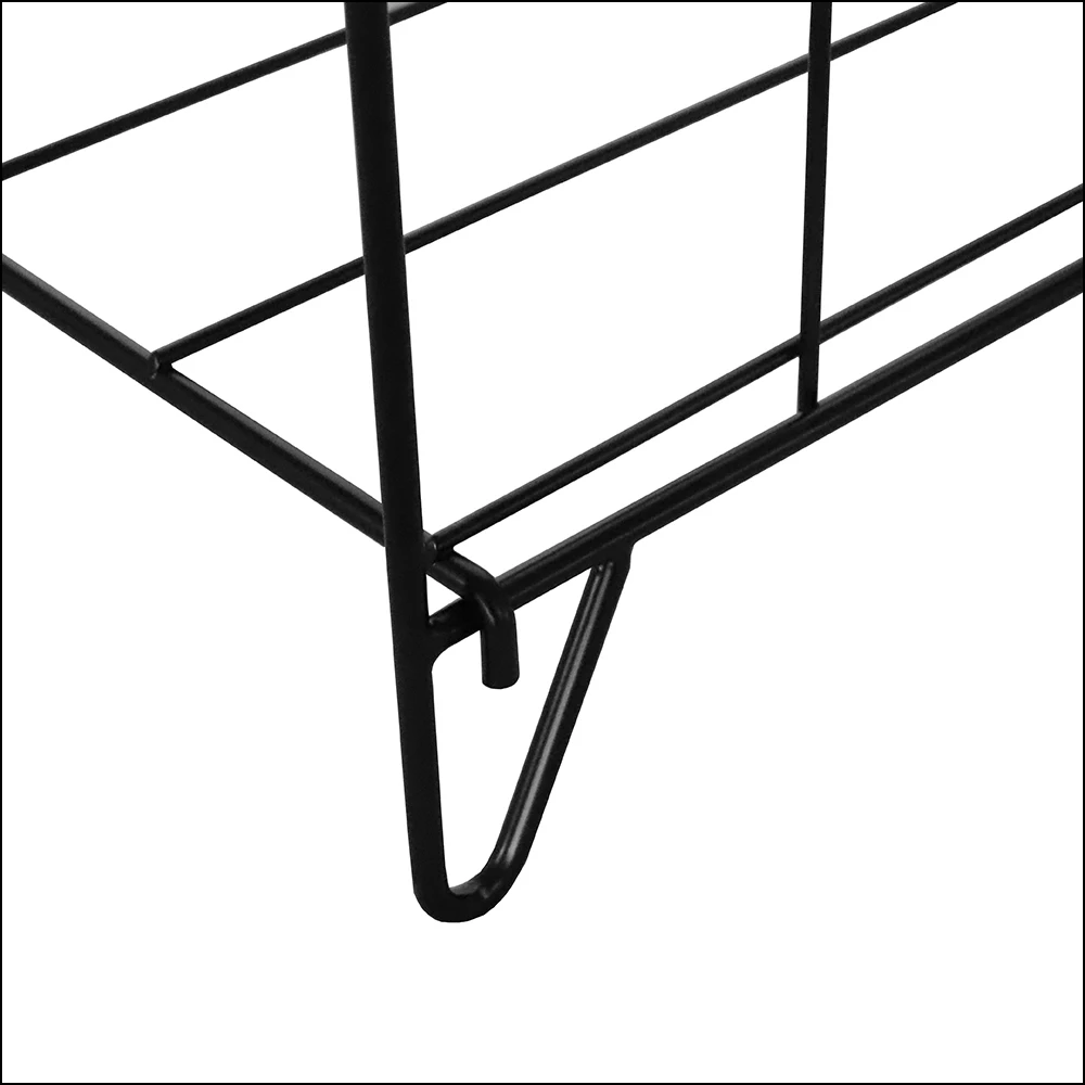 Metal Newspaper Display Stand Book Display Rack for Magazine Newspaper