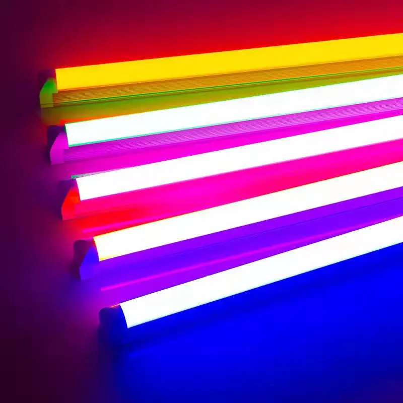 hot dimmable color changing led tube RGB t5/T8 led tube t8 multicolor led tube lighting