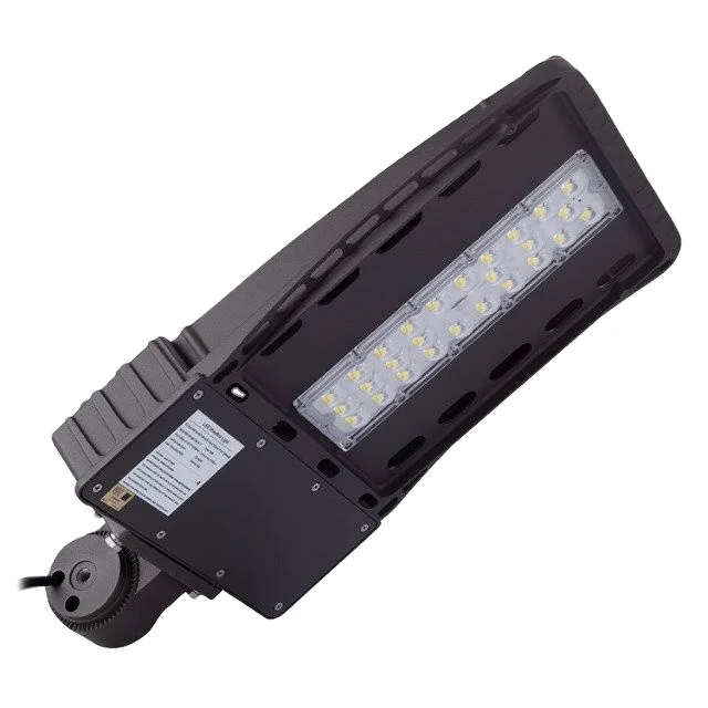 USA warehouse in stock 60W LED Shoebox Area Light AC120 -277V with Photocell