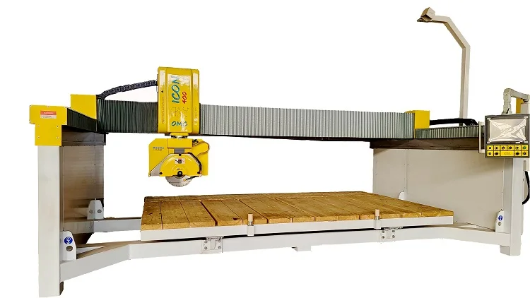  ICON400 5 axis CNC станок для резки камня мостового типа гранита мрамора countertop