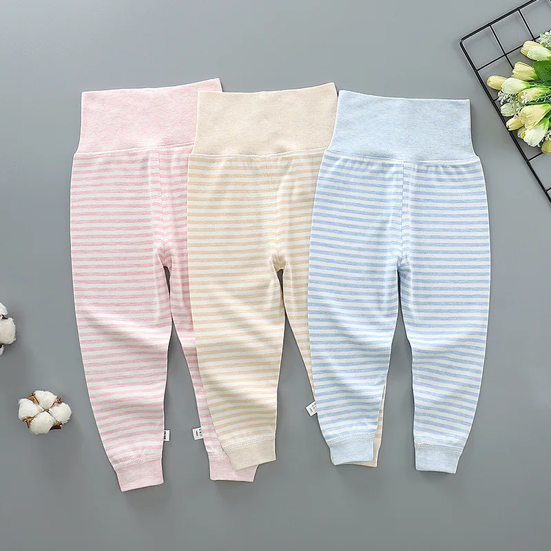 
high waist pants for infants and young children can open 0-5 years old baby 