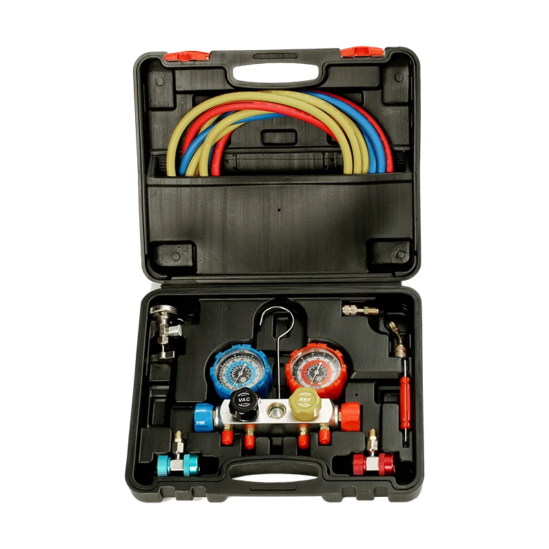 Self 8 PCS Sealing R134A Can Tap Valve Refrigerant Dispenser with Tank Adapter for 1/4 and 1/2-inch AC Freon Charging Hose